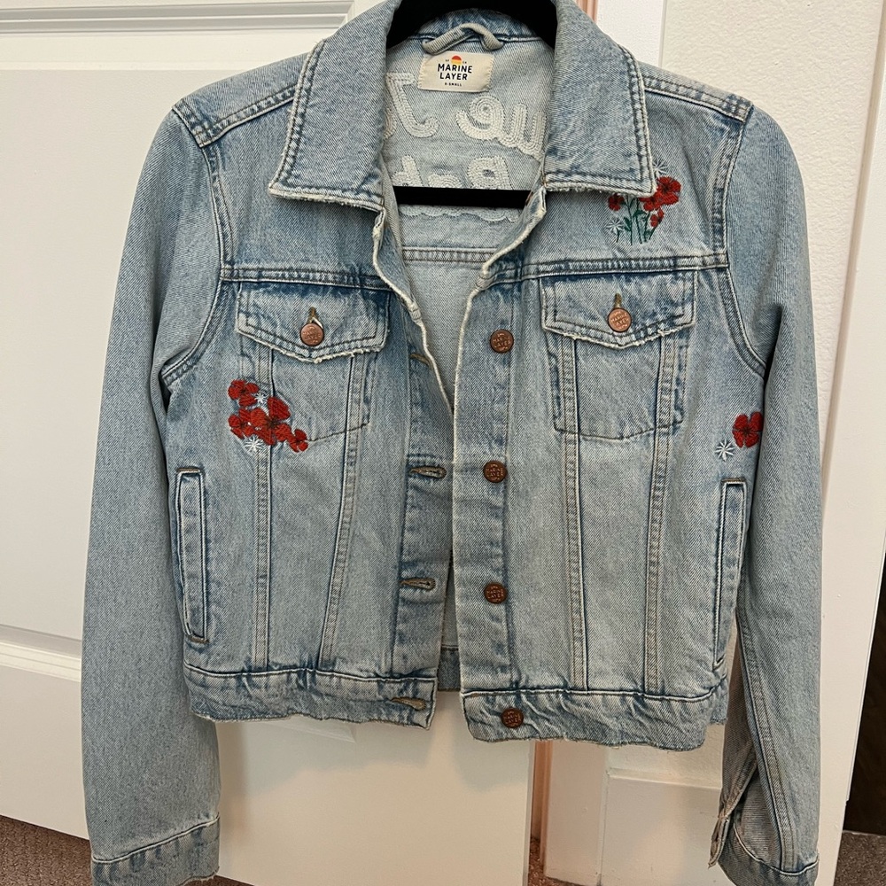 Marine layer Jean jacket size XS. NWOT!